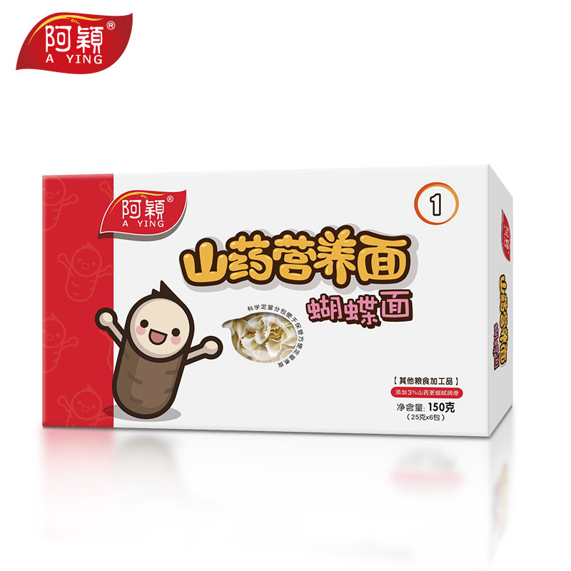 阿颖 山药蝴蝶面 150g/盒