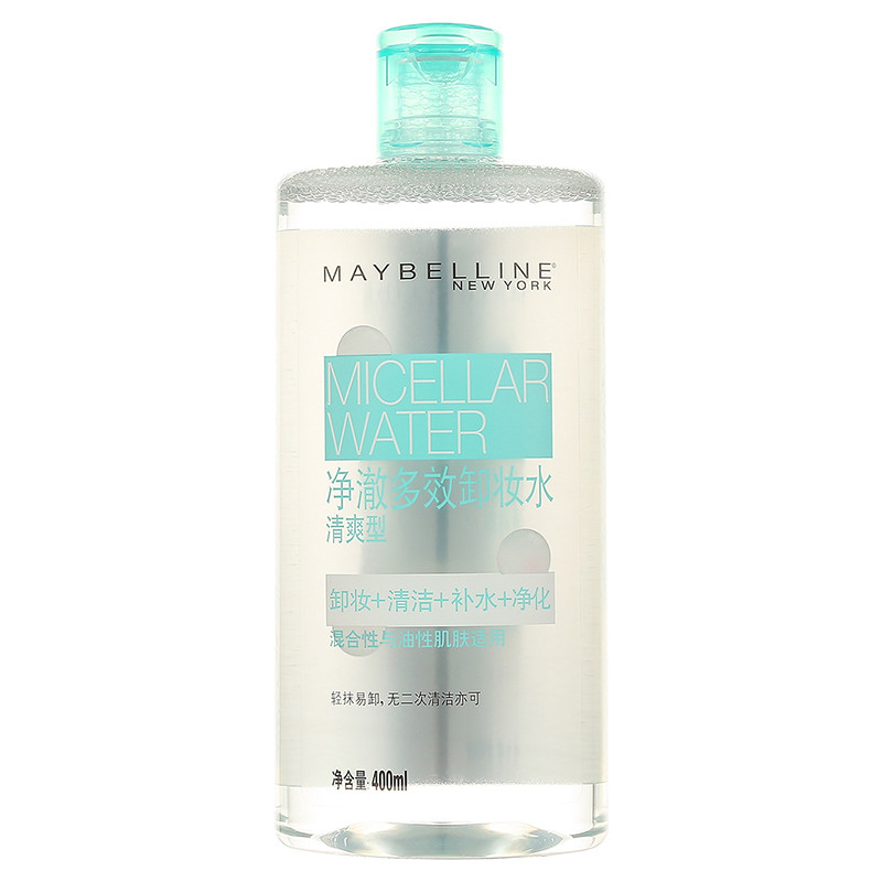 美宝莲净澈多效卸妆水清爽型400ml