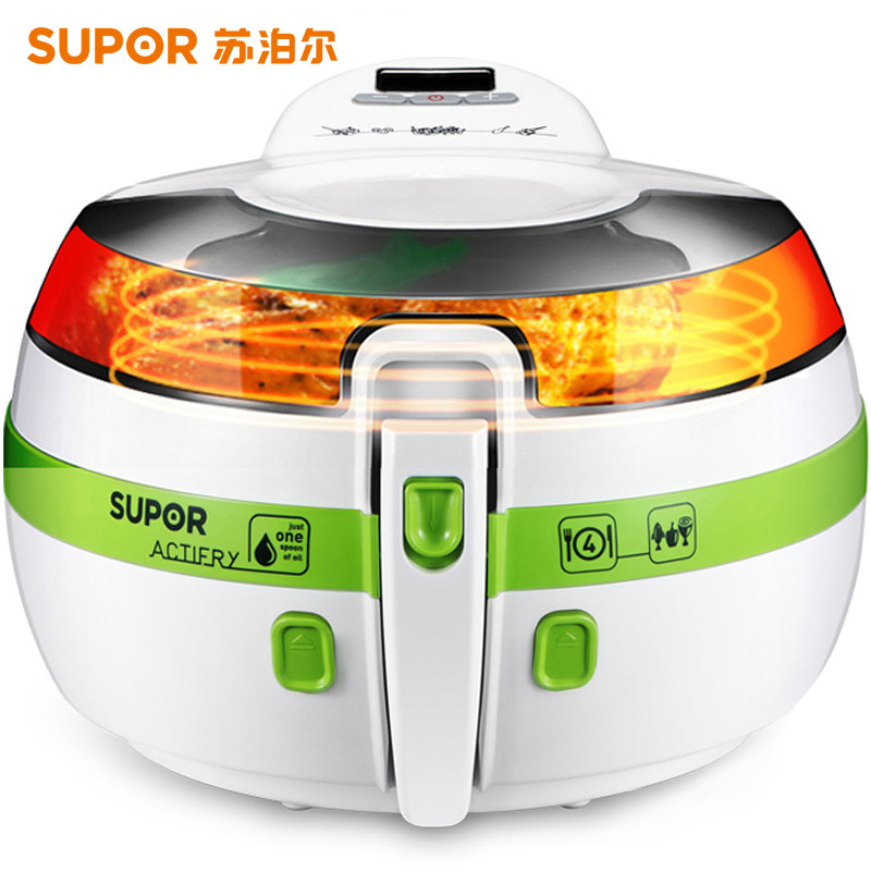 SUPOR/苏泊尔 KZG4E012家用智能空气炸锅 无油大容量薯条机炒菜机