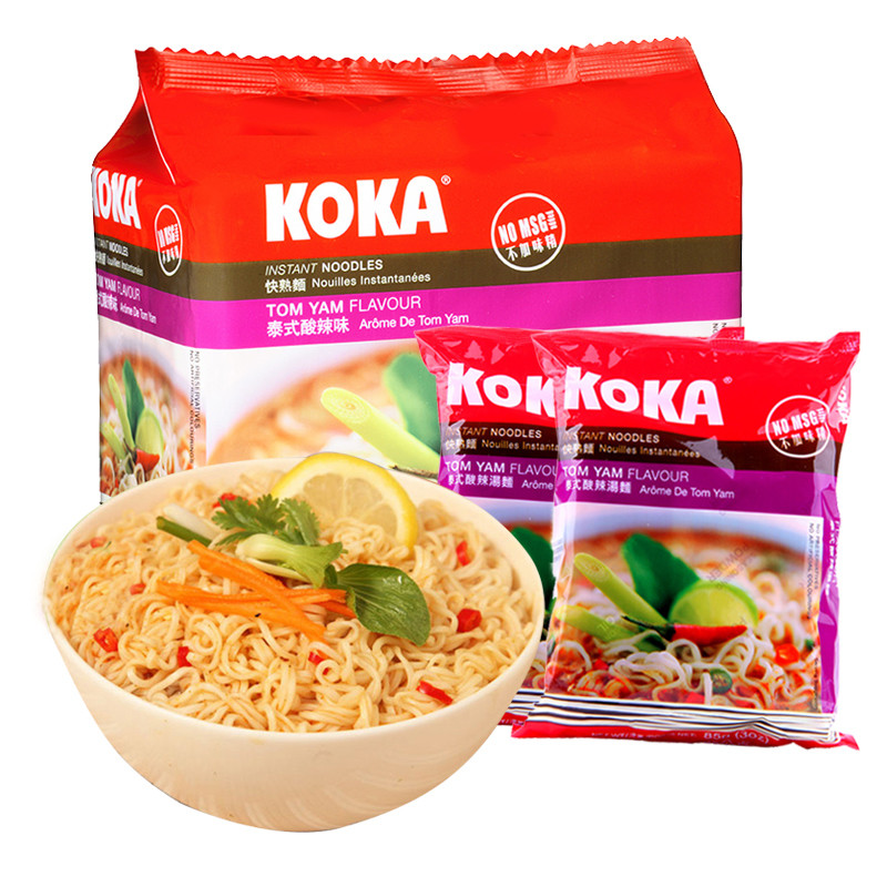 KOKA泰式酸辣快熟面（油炸方便面）425g