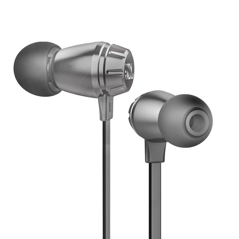 JBL T380A GRY CN 双单元立体声入耳式耳机 浅灰银