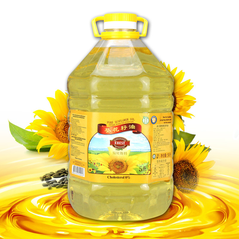 易贝斯特葵花籽油5l高清实拍图