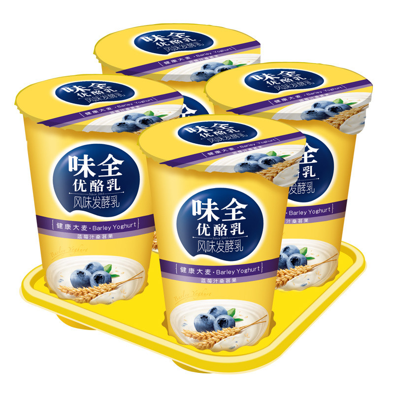 味全高杯优酪乳风味发酵乳180g*4