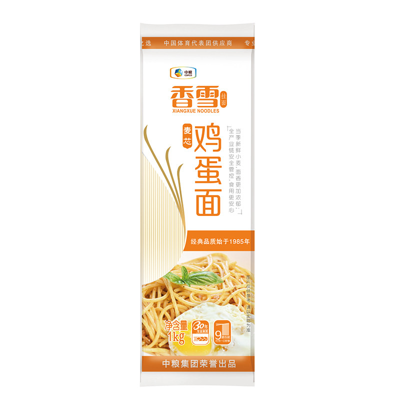 香雪麦芯鸡蛋面1kg