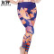 KW SPORTS 时尚印花女式显瘦紧身健身裤小脚束腿瑜伽裤运动长裤潮 L 花色