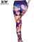 KW SPORTS 时尚印花女式显瘦紧身健身裤小脚束腿瑜伽裤运动长裤潮 L 花色