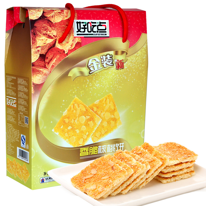 好吃点 金装香脆 核桃饼800g