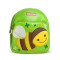 诗克恰秋季新款PU材质双肩包 刺绣卡通图案多款可选 1-3岁 绿色