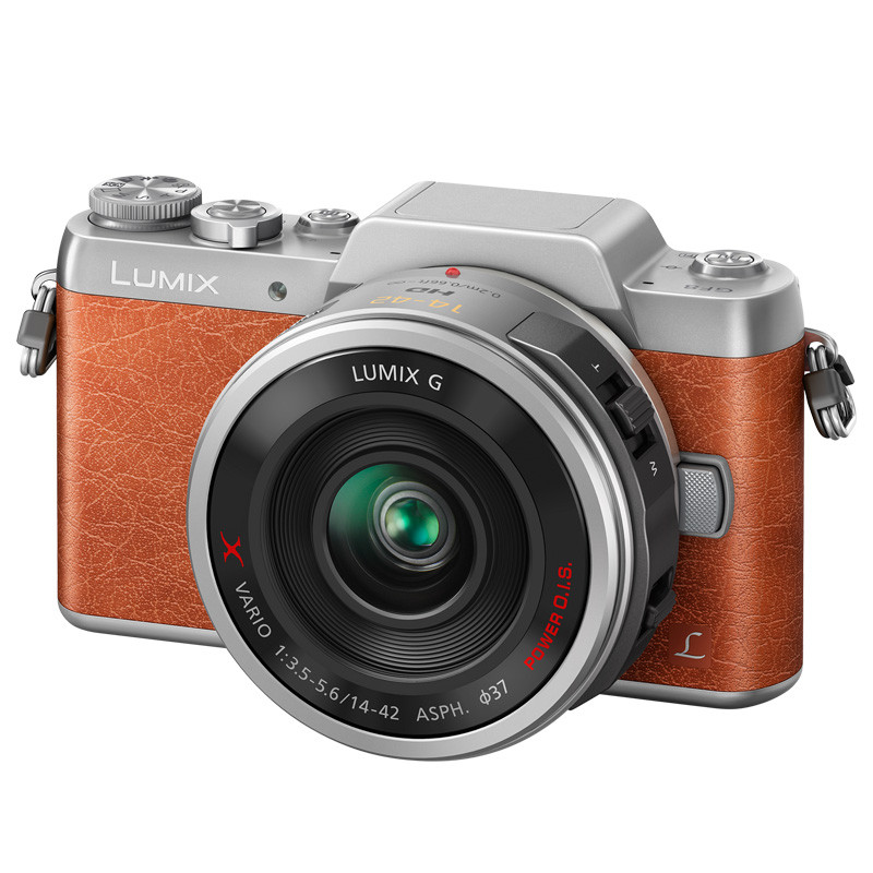 松下 Lumix DMC-GF8XGK（X1442) 微型单电电动镜头套机 桔色