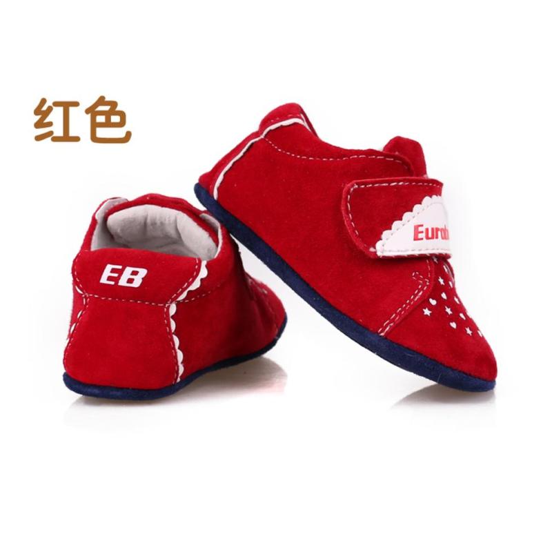 EUROBIMBI 欧洲宝贝婴儿学步鞋春秋软底0-1岁婴儿软底机能包邮女室内学步鞋 红色 20