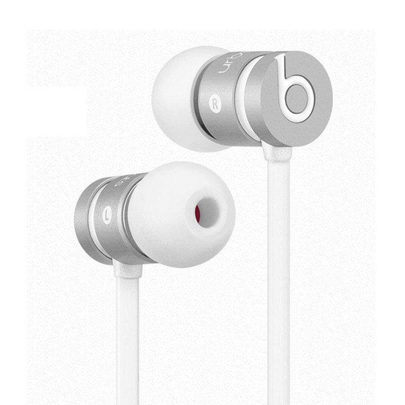 Beats urbeats 入耳式耳机 手机耳机 重低音线控耳塞式带麦耳机 银色