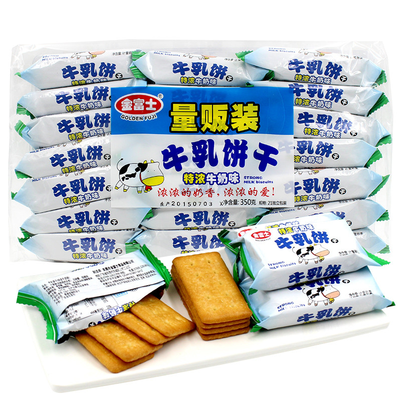 金富士牛乳饼特浓牛奶味350g