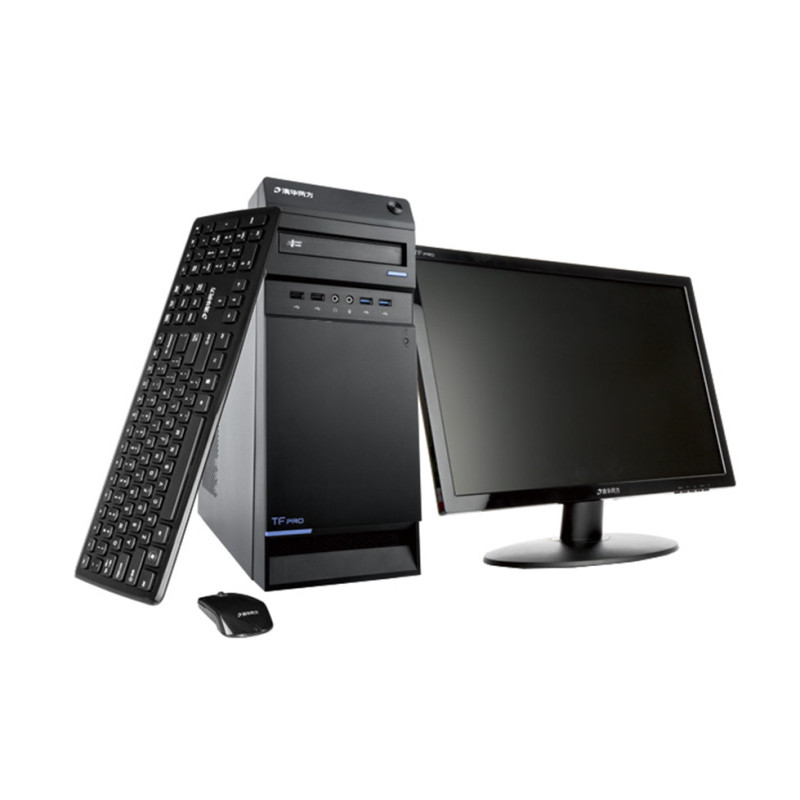 清华同方超越(THTF)E500 台式机(I3-6100双核 4G内存 1TB硬盘 WIN7 HOME版)