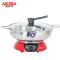 新加坡爱家乐(AKIRA) 鸳鸯电火锅 KL-S42/SG pro红色 5L/升 家用分体 无极温控 加厚 电热锅