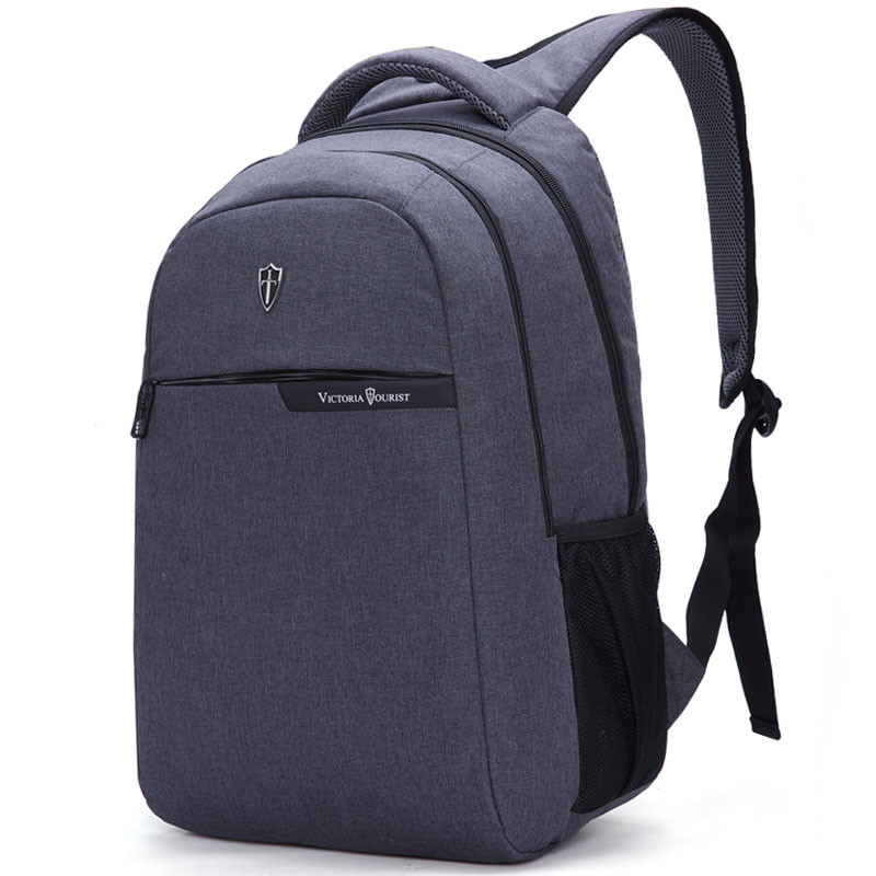 维多利亚旅行者 VICTORIATOURIST 15.6英寸双肩电脑包 书包笔记本包背包v9003灰色电脑数码包