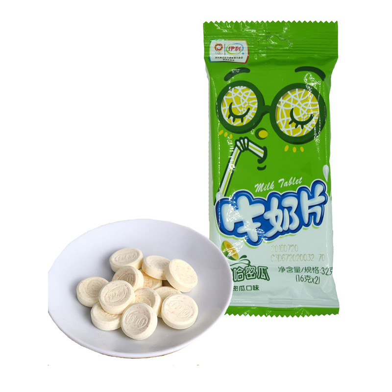 伊利哈蜜瓜口味牛奶片32G