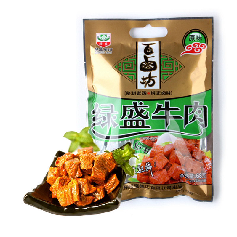 绿盛百卤坊牛肉(原味)68G