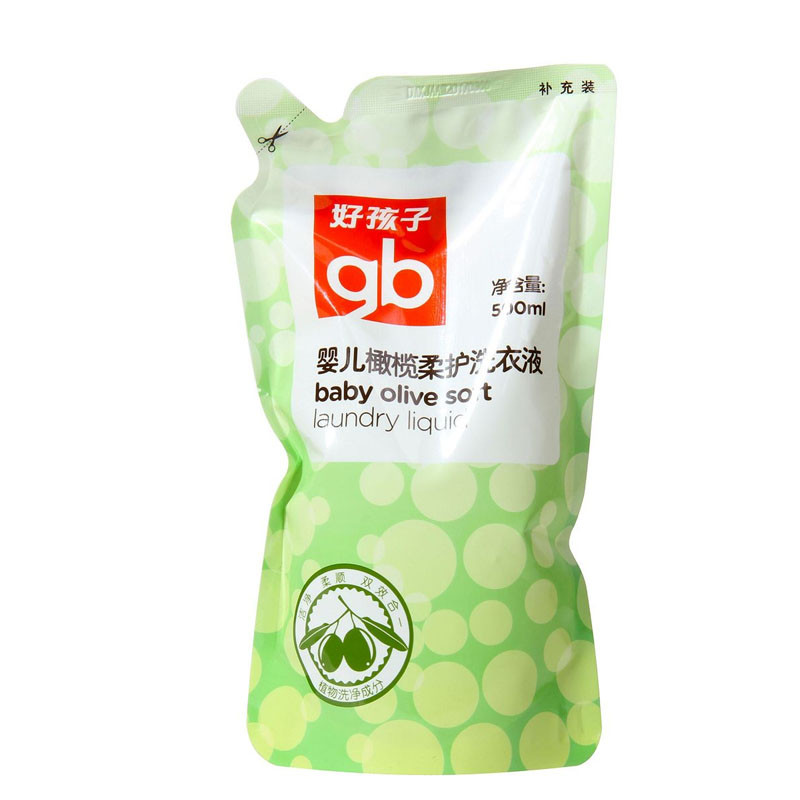 好孩子（Goodbaby）婴儿橄榄柔护洗衣液 500ml X4103