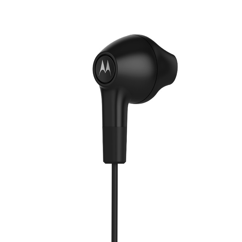 摩托罗拉（Motorola）earbuds 入耳式运动手机耳机 黑色