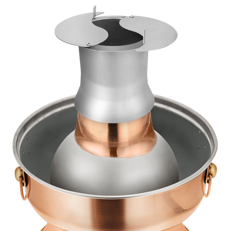 尚烤佳不锈钢铜火锅烟囱 木炭火锅烟囱 老北京火锅烟囱 28cm/34cm火锅