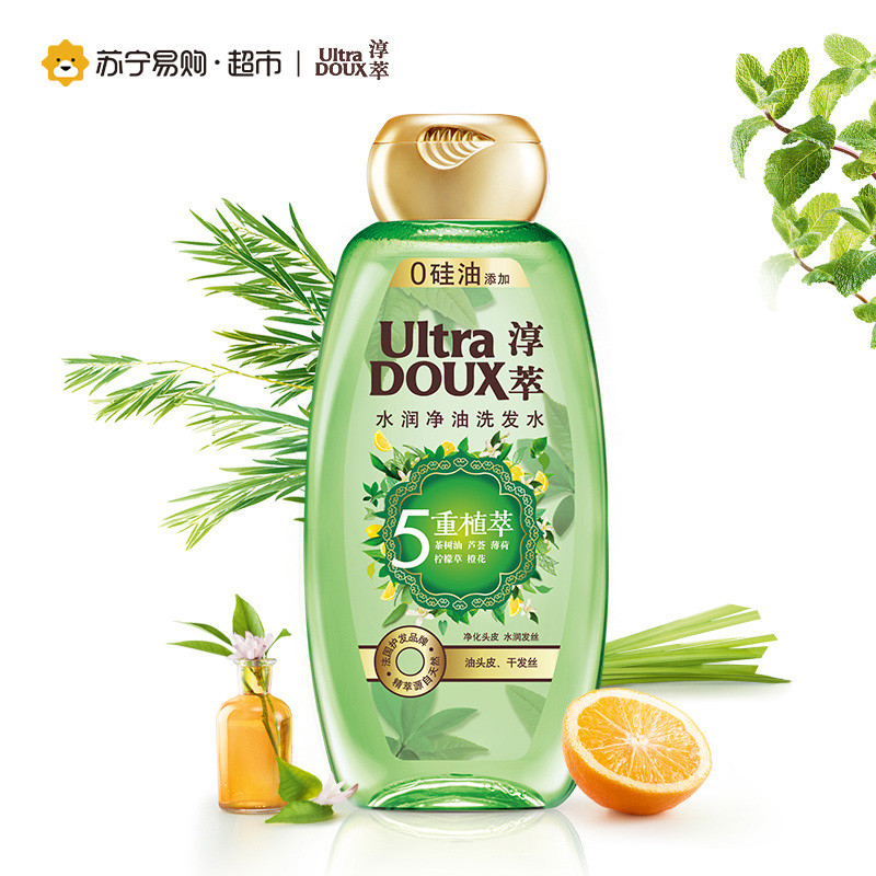 淳萃5重植萃水润净油洗发水400mL