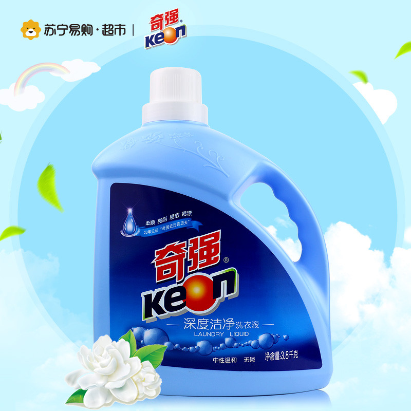 奇强无磷洗衣液深度洁净 3.8千克