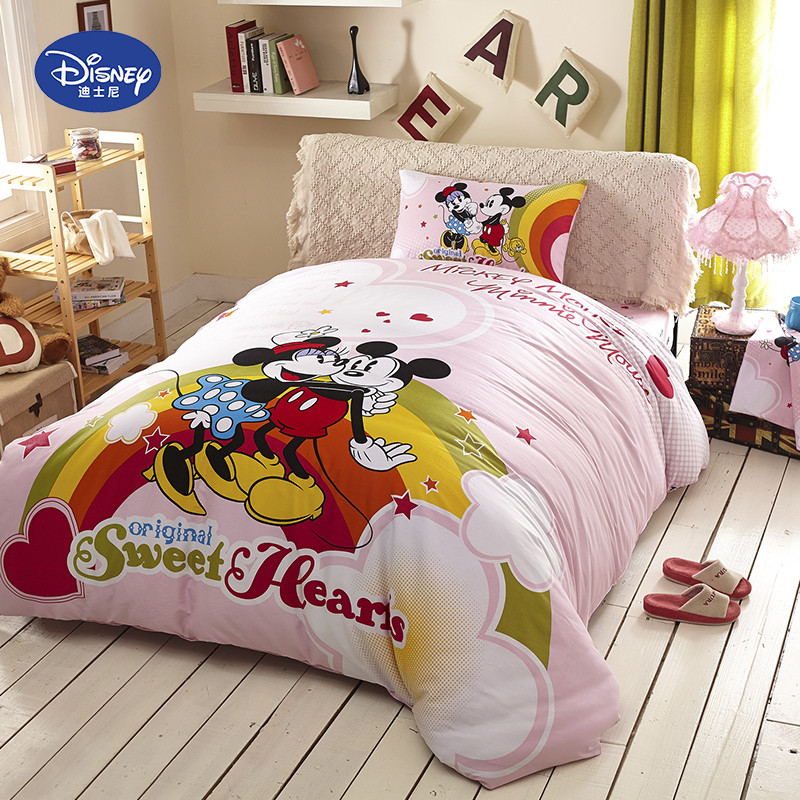 迪士尼(Disney) 全棉活性印染三件套 床品套件 PE003