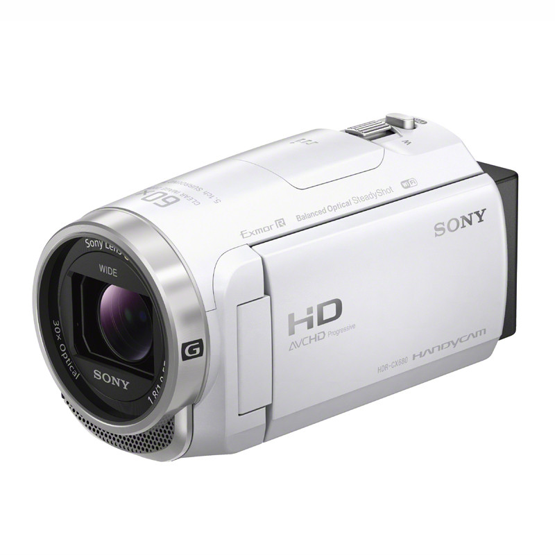 索尼（SONY）数码摄像机 HDR-CX680/W 白色