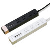 REMAX 明系列RU-S2三插口4USB充电排插2.4A（中规）黑色/Black