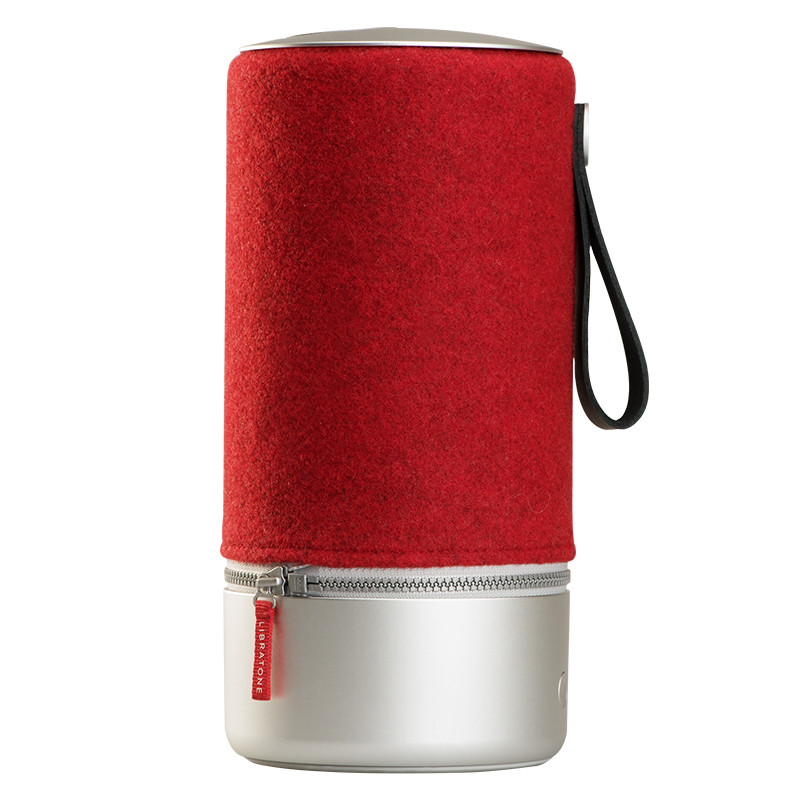 Libratone（小鸟音响）Zipp金属版 无线音箱/智能音响/蓝牙WIFI音箱/家用移动音响 莓红色
