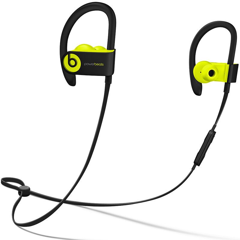 Beats Powerbeats3 by Dr. Dre Wireless 入耳式耳机 荧光黄 运动耳机 蓝牙无线