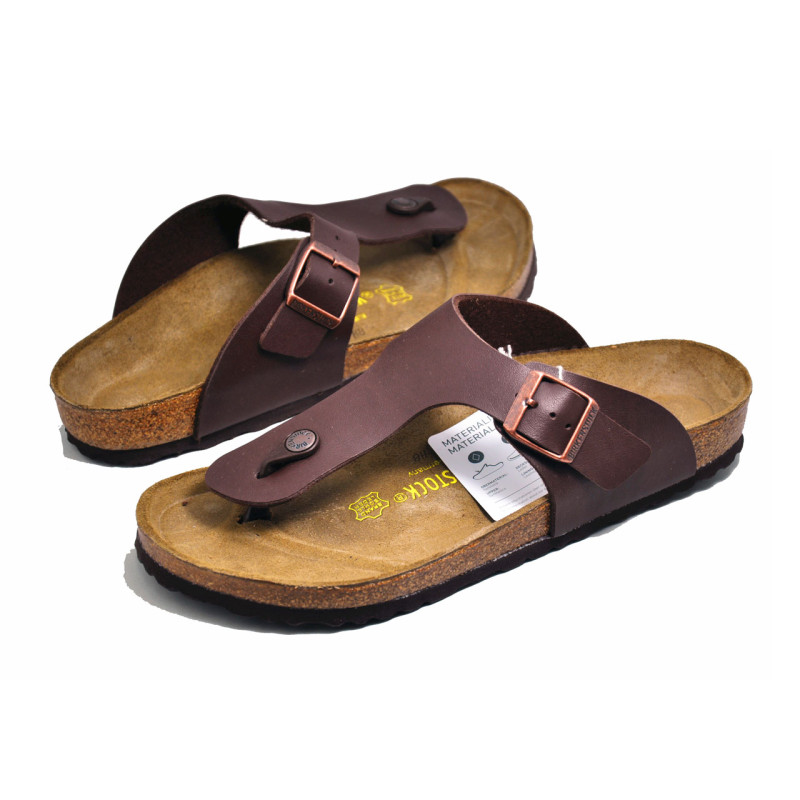 德国原装进口birkenstock人字拖Ramses粗带 棕色 43码