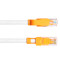 包尔星克（PowerSync）CLN5GAR8010系列 Cat5超五类网线抗摇摆圆线 双色 双绞 百兆 贝吉色配橘色头 20米CLN5GAR8200