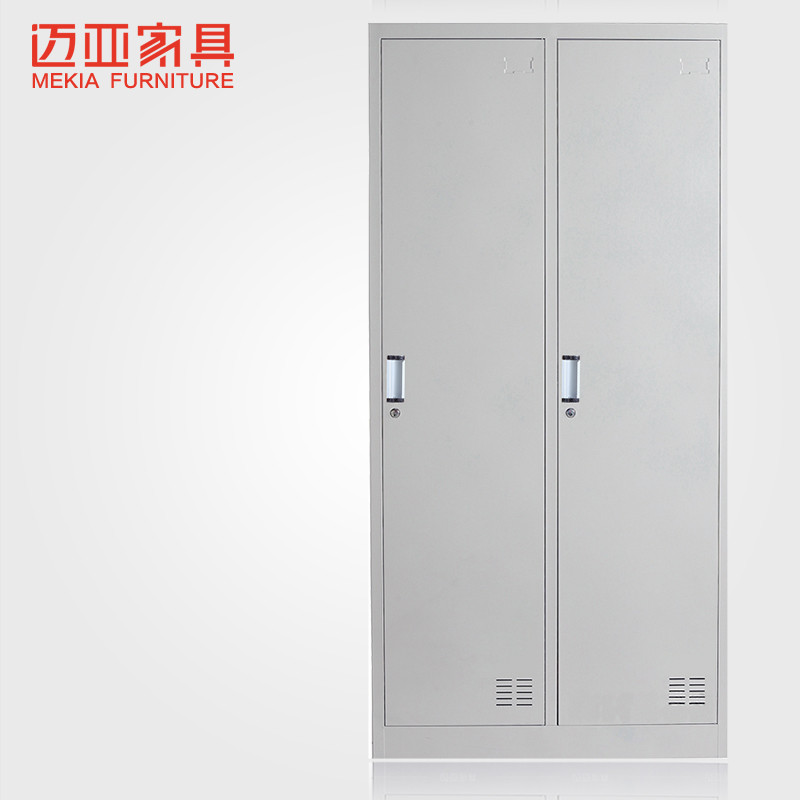 迈亚家具 2二门更衣柜铁皮柜储物柜浴室宿舍更衣柜员工柜更衣柜 标准型