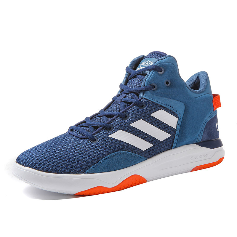 adidas阿迪达斯NEO男鞋休闲鞋2017年新款运动鞋BB9868 蓝色 44.5码