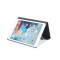 爱酷多(ikodoo) 苹果iPad Air/air2/pro 9.7无线蓝牙键盘 iPad5/6保护套纤薄一体式带支架 9.7新ipadair/air2/pro-黑色带笔槽