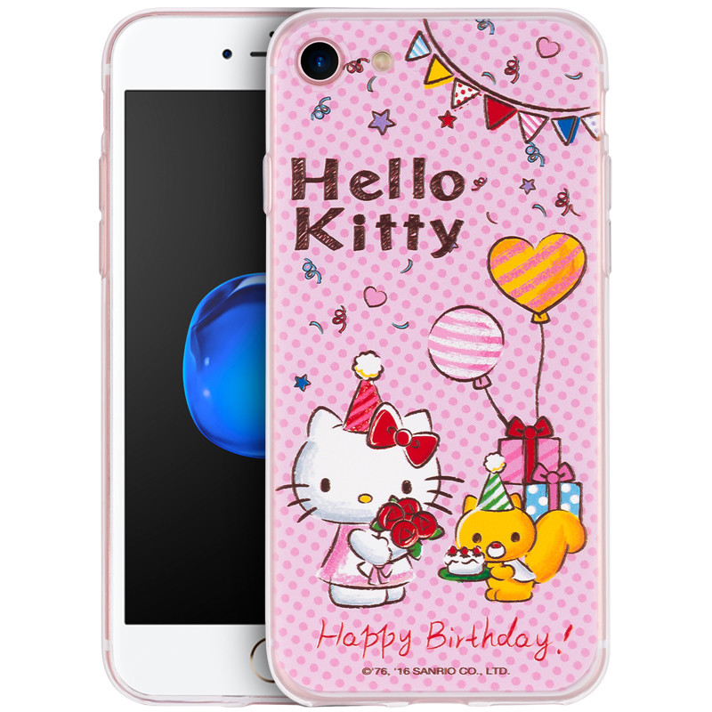 优加 iPhone6/6plus苹果6S/6plus手机壳/手机套/保护壳/保护套Hello Kitty卡通硅胶防摔软壳