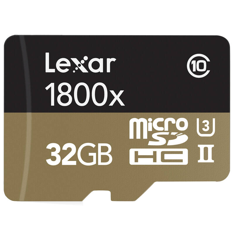雷克沙（Lexar）TF卡 32GB 1800X 270MB/s（LSDMI32GCRANZ1800R）