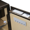 虎王保险柜3c家用办公大小型保险箱FDG-A1/D-153AHⅡ咖啡色床头电子入墙全钢