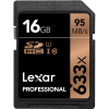 雷克沙（Lexar）SD卡 16GB 633X 95MB/s相机存储卡(LSD16GCB1AP633)