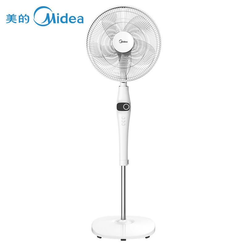 美的(Midea)电风扇FS40-15CR 五叶变频家用省电立式智能遥控柔风落地扇 立式预约定时遥控