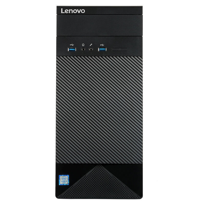 联想(Lenovo) 家悦3055单主机 （E2-7110 4G 500G 无光驱 WIFI 教育软件）