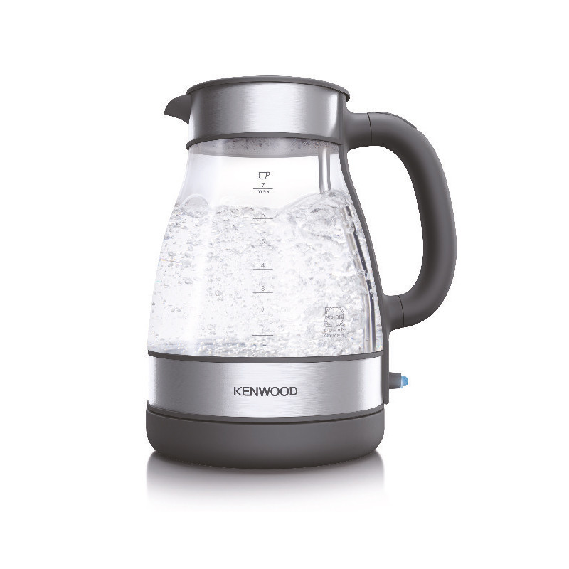凯伍德（KENWOOD） ZJG111CL 电水壶 玻璃壶身 1.7L大容量 304不锈钢底座