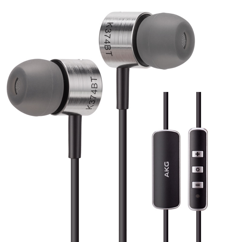 AKG K374BT SILVER 银色 蓝牙带麦入耳式耳机