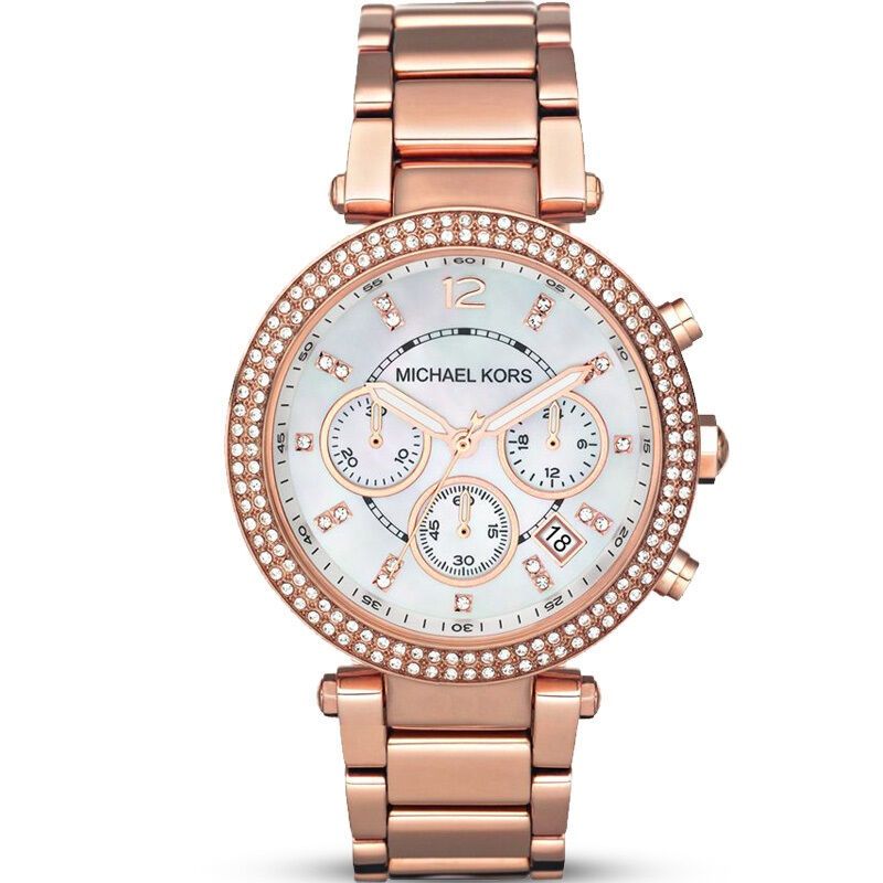 迈克·科尔斯(MICHAEL KORS)手表 时尚欧美品牌三眼石英表女MK5353系列 MK5491