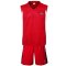 【印号】匹克篮球服套装男正品训练服比赛球衣运动服F732171/733 中兰 3XL