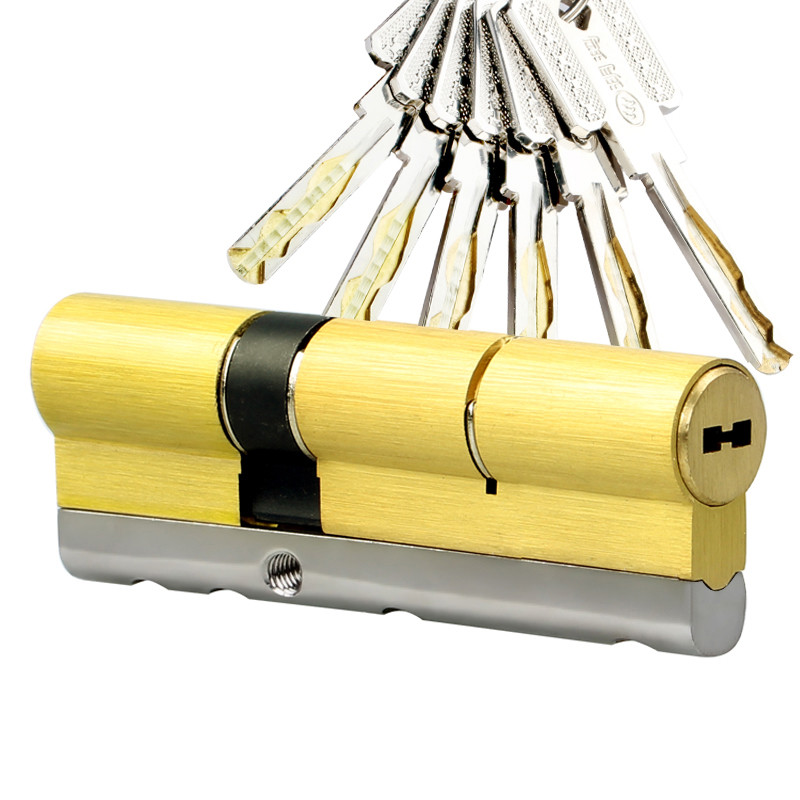 玥玛锁芯 c级锁芯 防盗门锁芯 超b级锁芯 防断打防锡纸防技术性开启锁芯 750-ZA6系列 85偏分:52.5+32.5