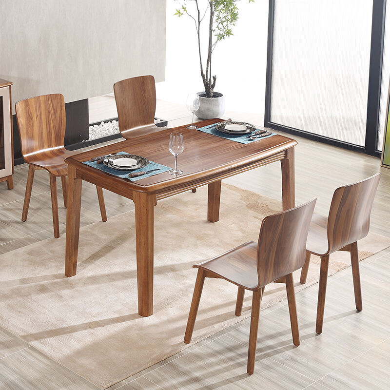 A家家具 餐桌 现代简约餐桌餐椅组合北欧宜家简约木质1487835134599 图片色单餐桌