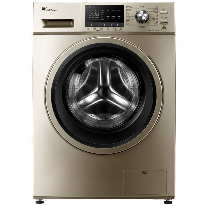 小天鹅 (LittleSwan)TG90-1411DG 9公斤滚筒洗衣机 变频节能 金色 家用