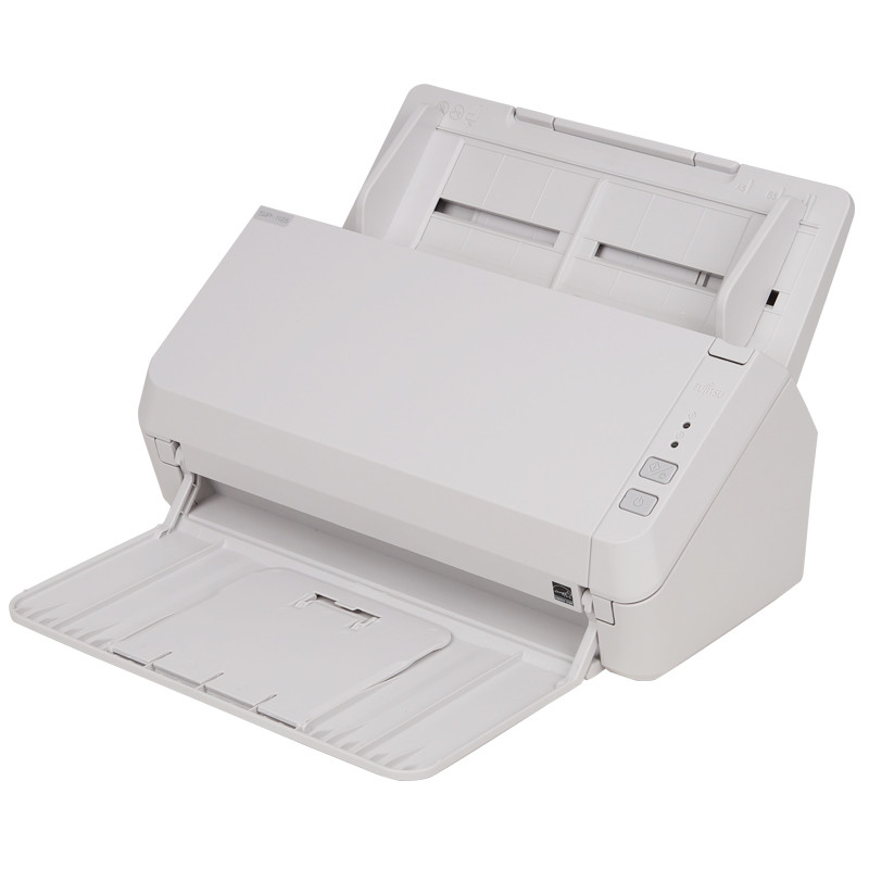富士通（FUJITSU）SP-1130扫描仪 A4高速高清彩色双面自动馈纸式扫描仪 标准twain驱动 （白色）